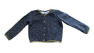 A Grey Cardigans from Petit Bateau in size 6T for girl. (Front View)