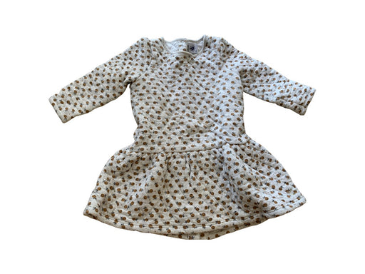 A White Long Sleeve Dresses from Petit Bateau in size 3T for girl. (Front View)