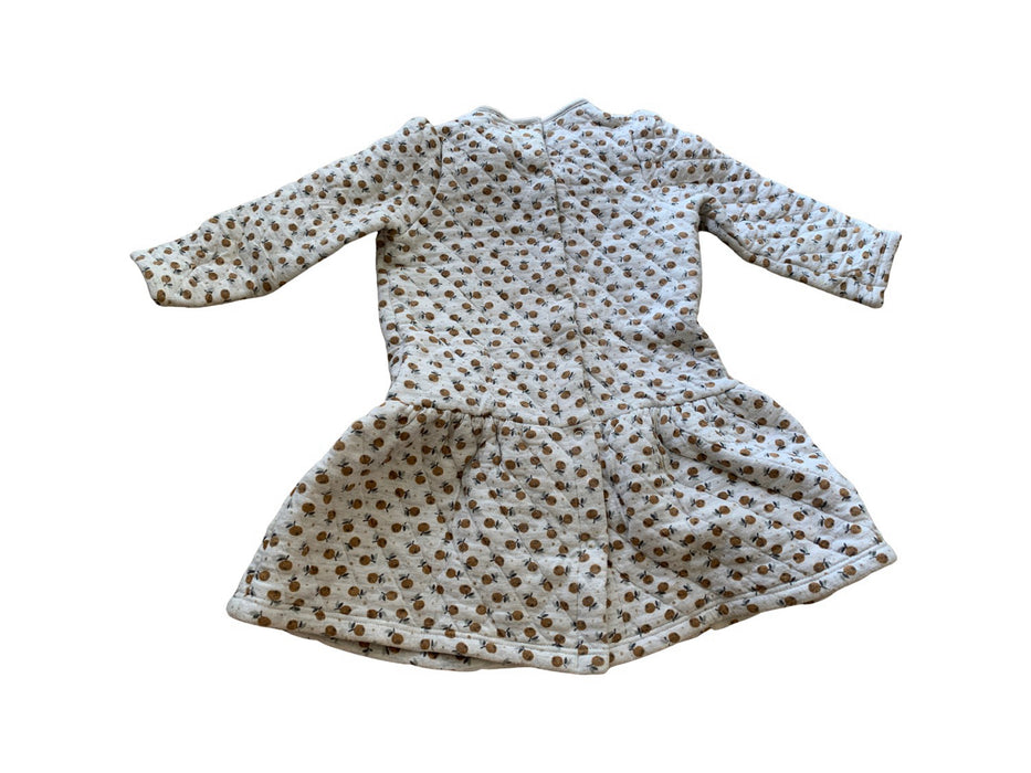 A White Long Sleeve Dresses from Petit Bateau in size 3T for girl. (Back View)