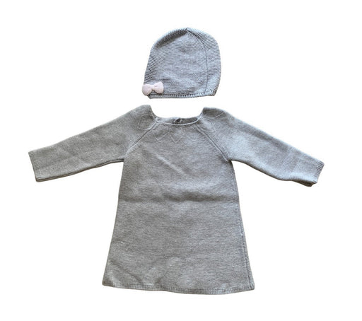 A Grey Long Sleeve Dresses from Jacadi in size 2T for girl. (Front View)