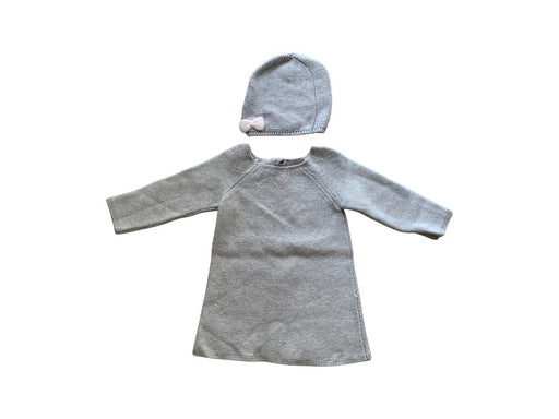 A Grey Long Sleeve Dresses from Jacadi in size 2T for girl. (Front View)