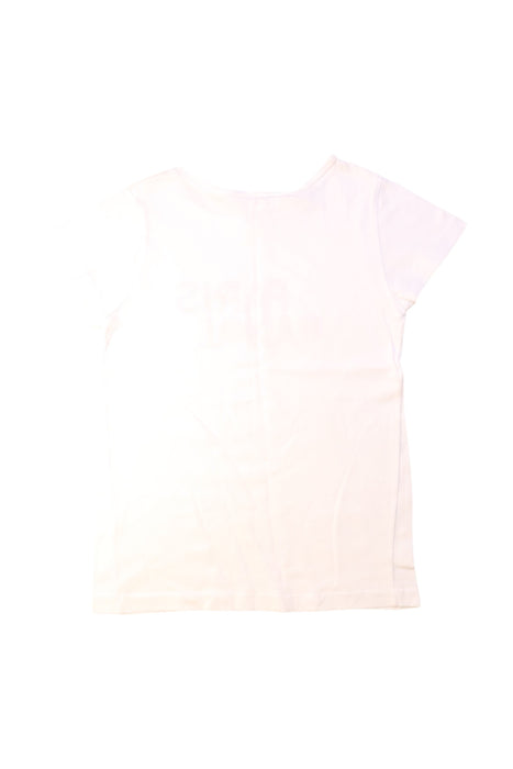 A White Short Sleeve T Shirts from Jacadi in size 8Y for girl. (Back View)
