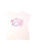A White Short Sleeve T Shirts from Jacadi in size 8Y for girl. (Front View)