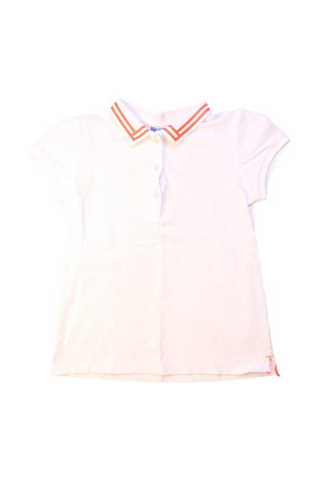 A White Short Sleeve Polos from Jacadi in size 10Y for girl. (Front View)