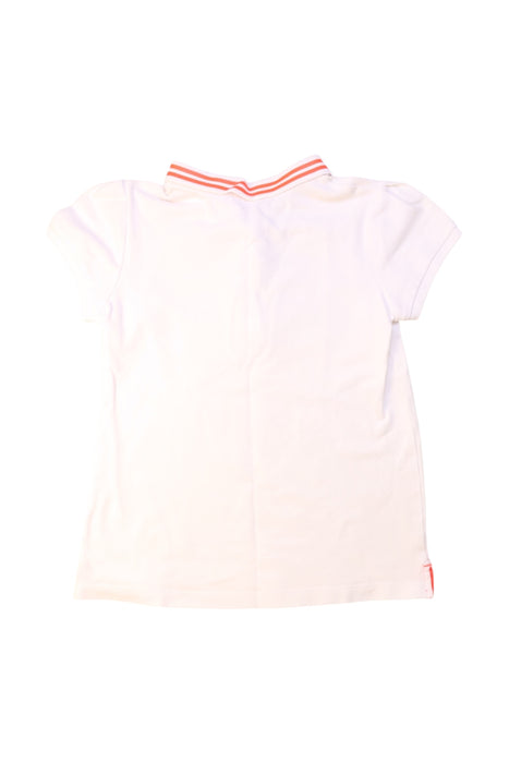 A White Short Sleeve Polos from Jacadi in size 10Y for girl. (Back View)