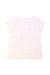 A Pink Short Sleeve T Shirts from Jacadi in size 3T for girl. (Back View)