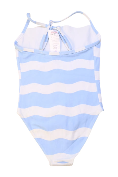 A Blue Swimsuits from Jacadi in size 8Y for girl. (Back View)