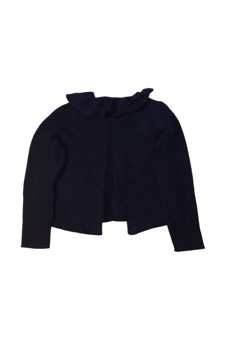A Navy Cardigans from Jacadi in size 6T for girl. (Back View)