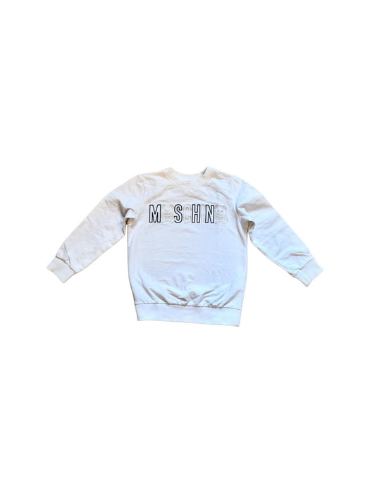 A White Crewneck Sweatshirts from Moschino in size 5T for neutral. (Front View)