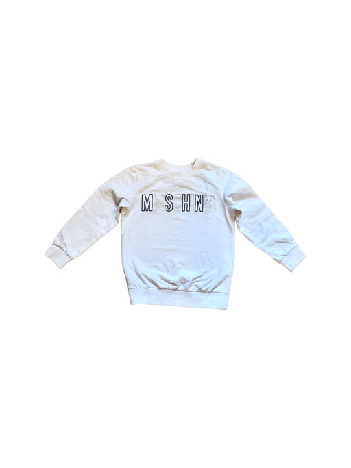 A White Crewneck Sweatshirts from Moschino in size 5T for neutral. (Front View)