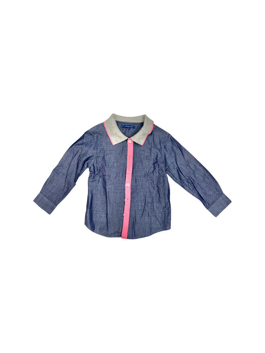 A Blue Long Sleeve Shirts from Nicholas & Bears in size 4T for neutral. (Front View)