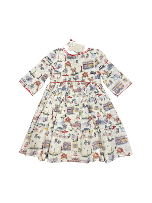 A Multicolour Long Sleeve Dresses from Monsoon in size 6T for girl. (Back View)