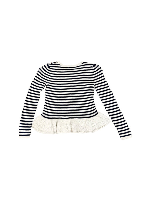 A White Long Sleeve Shirts from Ralph Lauren in size 6T for girl. (Back View)