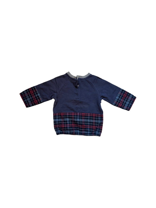 A Navy Long Sleeve Shirts from Fendi in size 12-18M for neutral. (Back View)