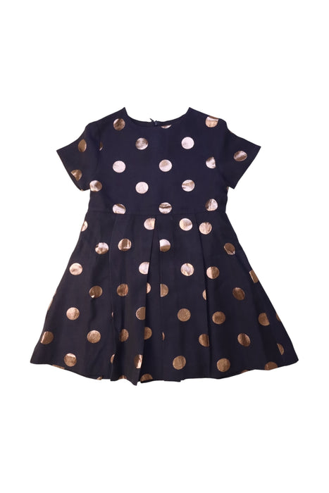 A Black Short Sleeve Dresses from Jacadi in size 6T for girl. (Front View)