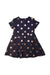A Black Short Sleeve Dresses from Jacadi in size 6T for girl. (Front View)