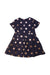 A Black Short Sleeve Dresses from Jacadi in size 6T for girl. (Back View)