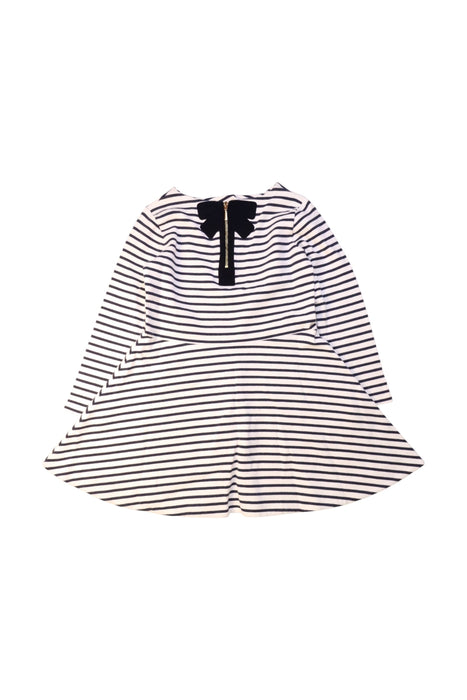 A Black Long Sleeve Dresses from Jacadi in size 6T for girl. (Front View)