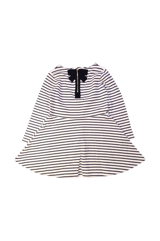 A Black Long Sleeve Dresses from Jacadi in size 6T for girl. (Front View)