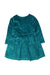 A Teal Long Sleeve Dresses from Jacadi in size 5T for girl. (Front View)