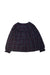 A Navy Long Sleeve Tops from Jacadi in size 6T for girl. (Front View)