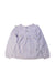 A Blue Long Sleeve Tops from Jacadi in size 6T for girl. (Back View)