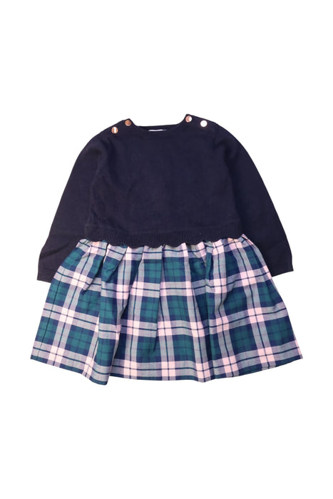 A Multicolour Sweater Dresses from Jacadi in size 3T for girl. (Front View)