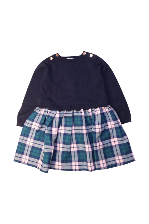 A Multicolour Sweater Dresses from Jacadi in size 3T for girl. (Front View)