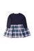 A Multicolour Sweater Dresses from Jacadi in size 3T for girl. (Back View)