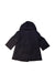 A Black Coats from Jacadi in size 12-18M for girl. (Back View)