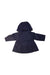 A Navy Coats from Jacadi in size 6-12M for girl. (Back View)