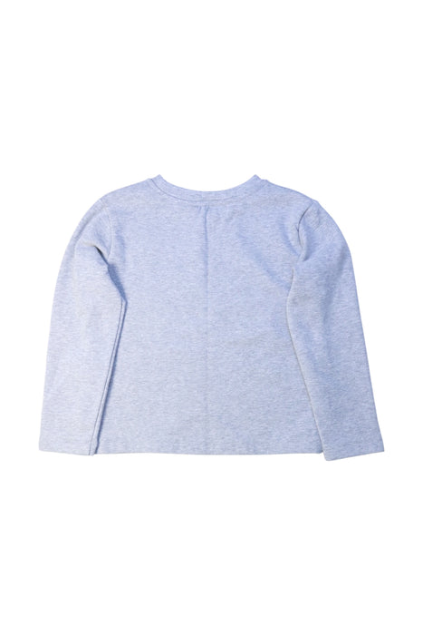 A Grey Crewneck Sweatshirts from Jacadi in size 8Y for girl. (Back View)