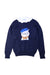 A Navy Long Sleeve Tops from Jacadi in size 6T for girl. (Front View)