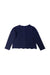 A Navy Cardigans from Jacadi in size 8Y for girl. (Back View)