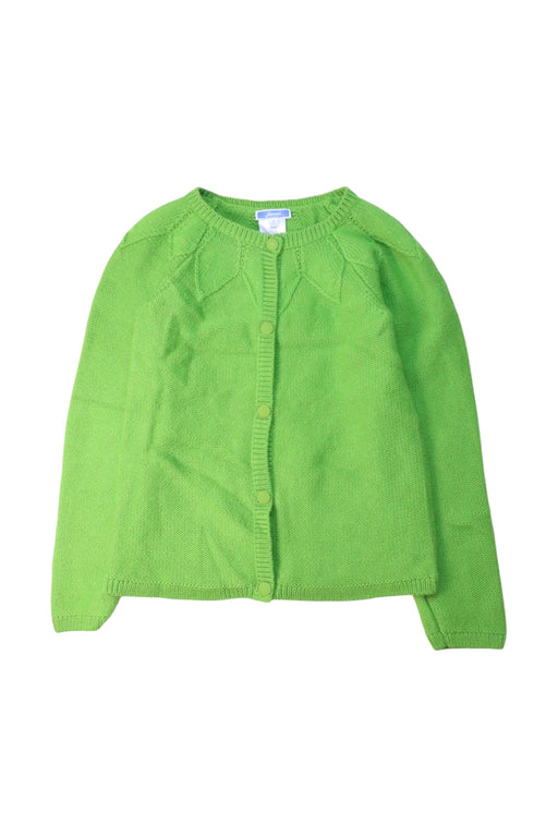 A Green Cardigans from Jacadi in size 8Y for girl. (Front View)