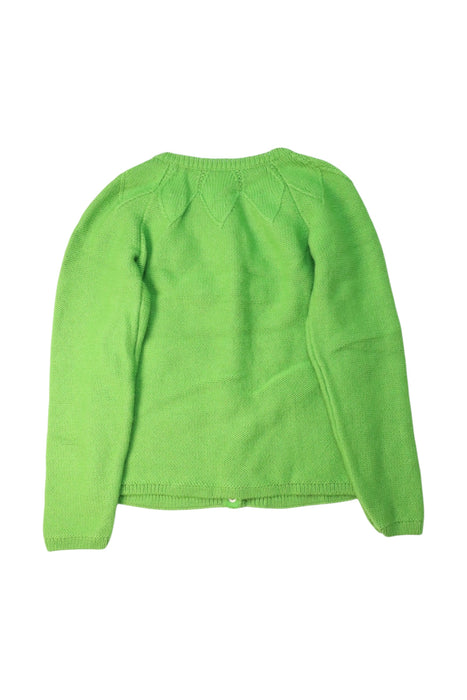 A Green Cardigans from Jacadi in size 8Y for girl. (Back View)