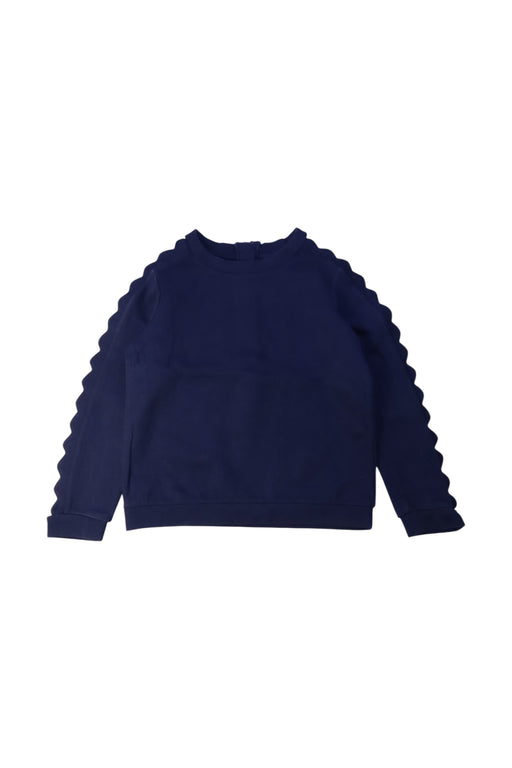 A Navy Crewneck Sweatshirts from Jacadi in size 8Y for girl. (Front View)
