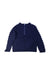 A Navy Crewneck Sweatshirts from Jacadi in size 8Y for girl. (Back View)