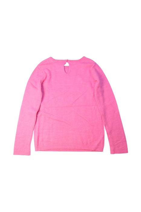 A Pink Long Sleeve Tops from Jacadi in size 8Y for girl. (Back View)