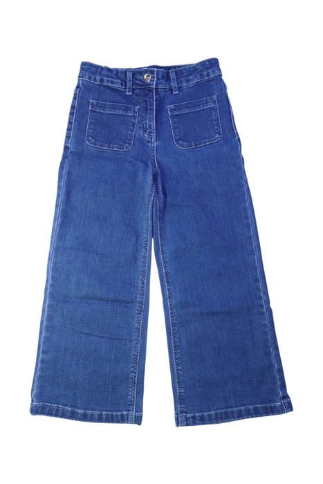 A Blue Jeans from Jacadi in size 6T for girl. (Front View)
