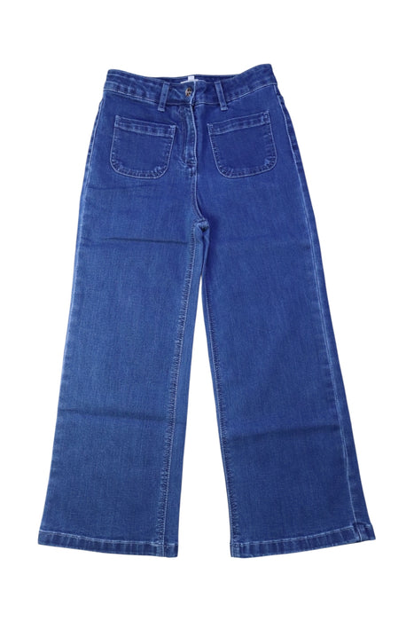 A Blue Jeans from Jacadi in size 6T for girl. (Front View)