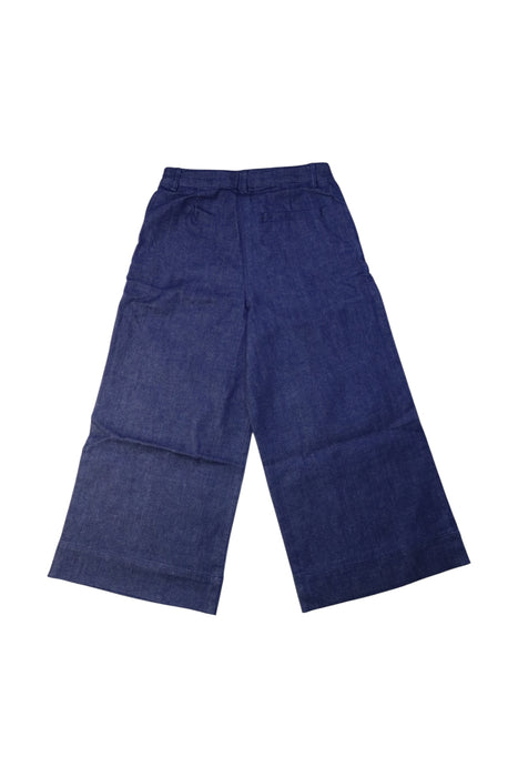 A Navy Casual Pants from Jacadi in size 8Y for girl. (Back View)