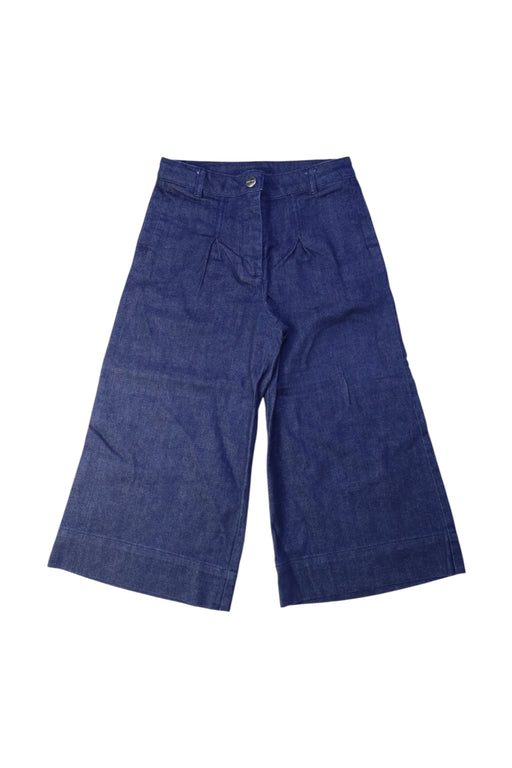 A Blue Jeans from Jacadi in size 6T for girl. (Front View)