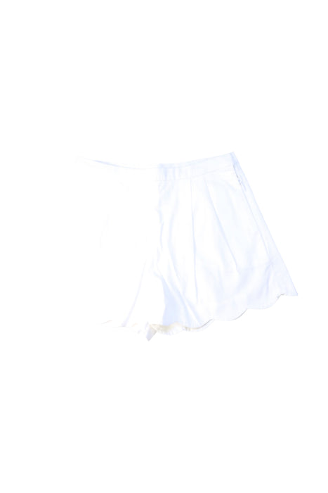 A White Shorts from Jacadi in size 8Y for girl. (Front View)