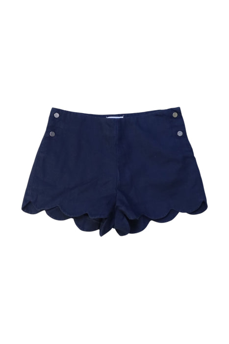 A Navy Shorts from Jacadi in size 4T for girl. (Front View)