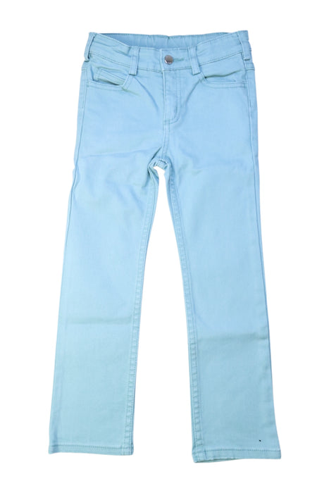 A Blue Jeans from Jacadi in size 5T for girl. (Front View)