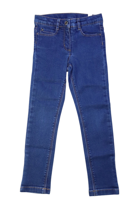 A Blue Jeans from Jacadi in size 4T for girl. (Front View)