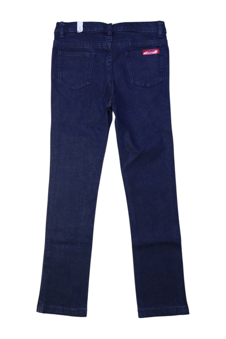 A Navy Jeans from Jacadi in size 5T for girl. (Back View)