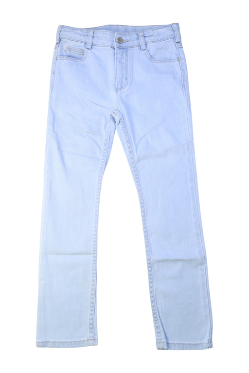 A Blue Jeans from Jacadi in size 6T for girl. (Front View)