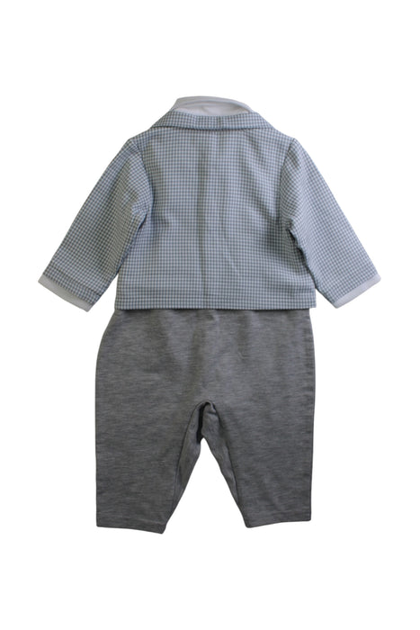 A Blue Pants Sets from Chickeeduck in size 6-12M for boy. (Back View)